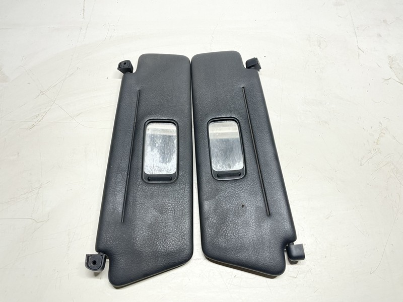 1992 -99 BMW E36 328I 325I M3 CONVERTABLE BLK RIGHT LEFT CLEAN set SUN VISOR OEM
