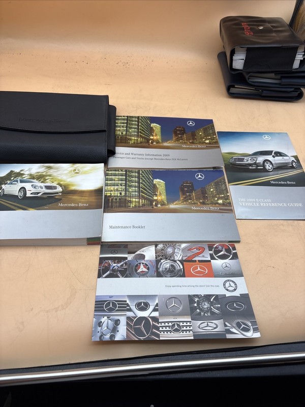 2009 Mercedes Benz E Class Owners Manuals Warranty Maintenance With Case