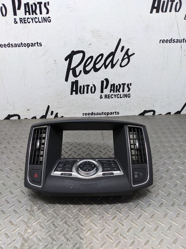 09-14 Nissan Maxima Navigation Radio Voice Control Panel Vents Hazard Bu 1150122