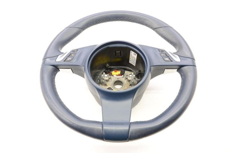 2010-2016 Porsche Panamera 970 4.8L Blue Steering Wheel Assembly
