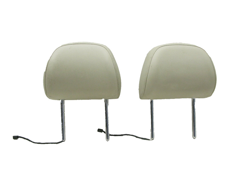 08-16 AUDI 8T A5 S5 COUPE FRONT RIGHT AND LEFT HEAD REST HEADREST SET 032320