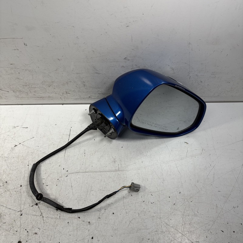 07-08 Honda Fit Right Passenger Door Mirror Blue 76200-SLN-A01ZA OEM