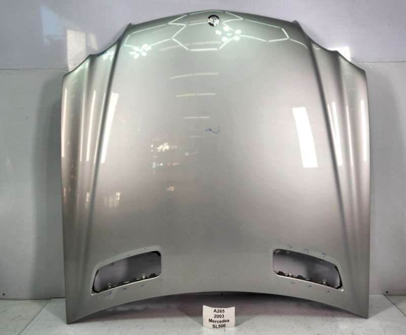 ✅ 03-08 OEM Mercedes R230 SL500 Front Hood Bonnet Panel Shell Silver NOTE*