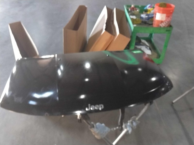 2017 Jeep Compass Hood Panel Black OEM Minor Dents 68524063AA