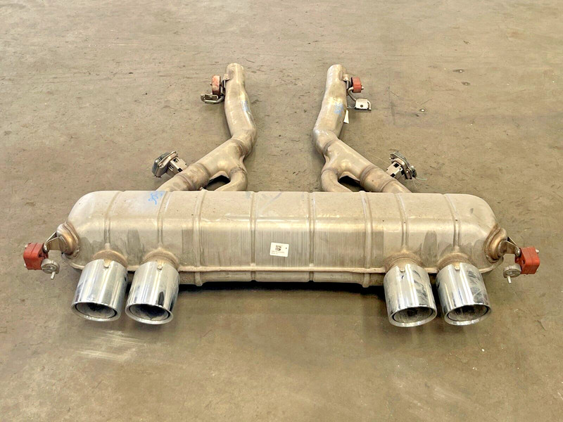 ⭐2021-2024 BMW M3 G80 SEDAN REAR AXLE FULL EXHAUST MUFFLER W/ TIPS OEM LOT2506