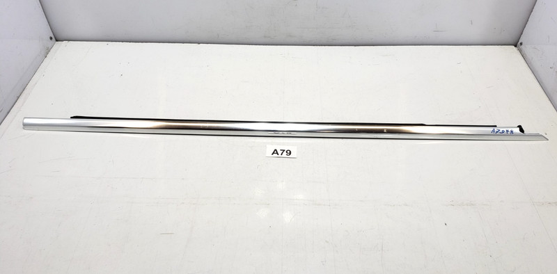 ✅ 16-23 OEM Jaguar XF Front Right Door Window Belt Molding Trim Chrome