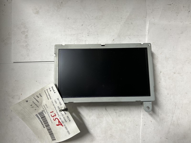 12 BUICK REGAL Screen display OEM Guaranteed!