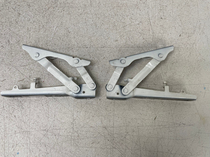 12-16 Tesla Model S Left Driver & Right Passenger Hood Hinge Set Pair OEM BTP1