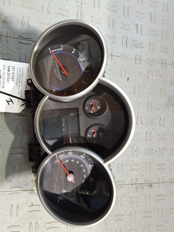 Speedometer MPH US Market With Black Cluster Opt B76 Fits 13-14 CRUZE 3507226