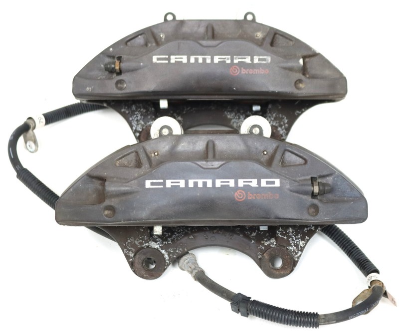 2016-2023 6th Gen Camaro SS Fronts Only BREMBO Brake Calipers Pair (#2) USED GM