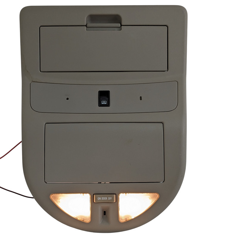 2008-2015 Nissan Titan Overhead Roof Console Compartment Beige 26430-9FM3A OEM