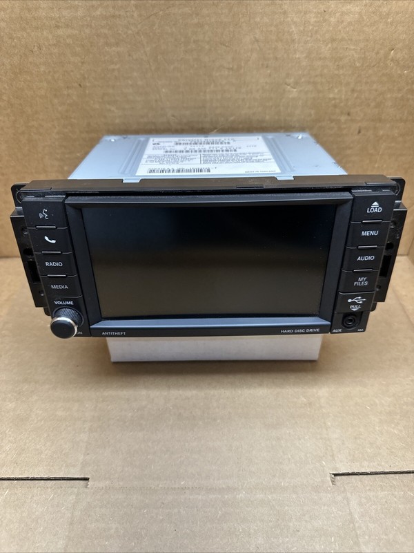 Jeep Chrysler Dodge MyGig RBZ Touchscreen Display Radio P68433485AA 68433485AA