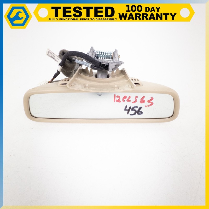 12-14 MERCEDES-BENZ CLS63 AMG CLS550 E550 INTERIOR REAR VIEW MIRROR BEIGE OEM