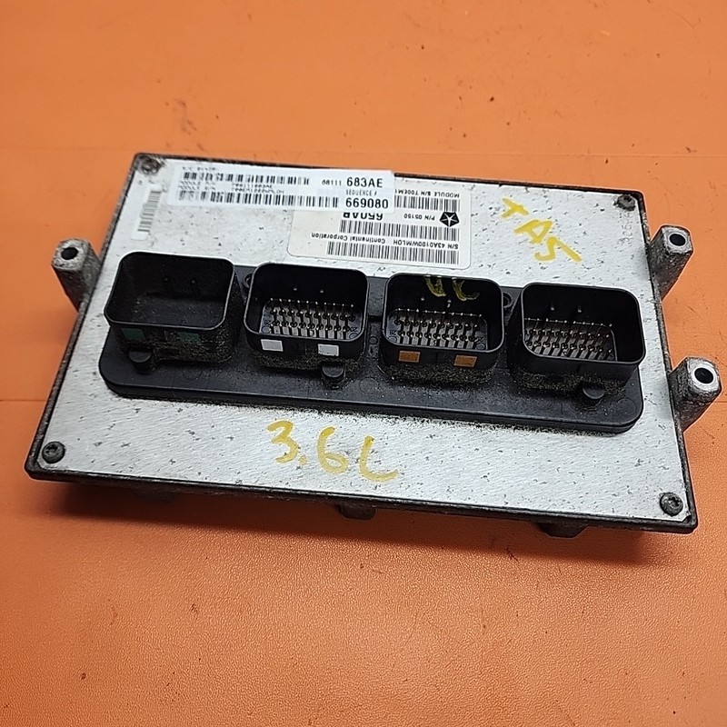 2012 Grand Cherokee 3.6 ECM ECU Engine Control Module AT OEM || 68111683AE