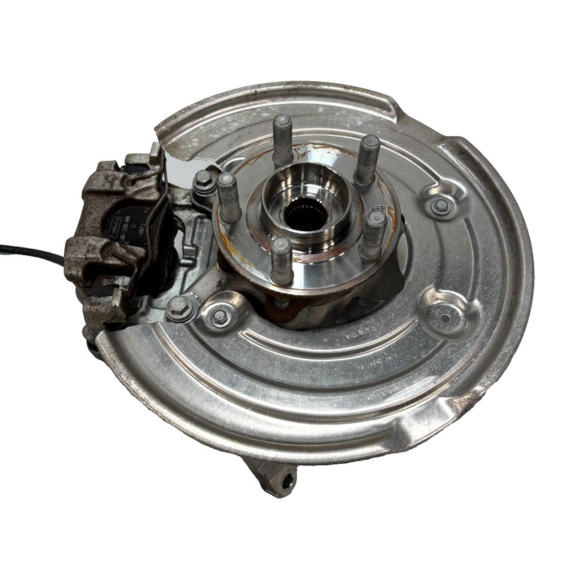 📌 21-25 FORD MUSTANG MACH-E REAR LEFT WHEEL SPINDLE KNUCKLE HUB w/CALIPER OEM