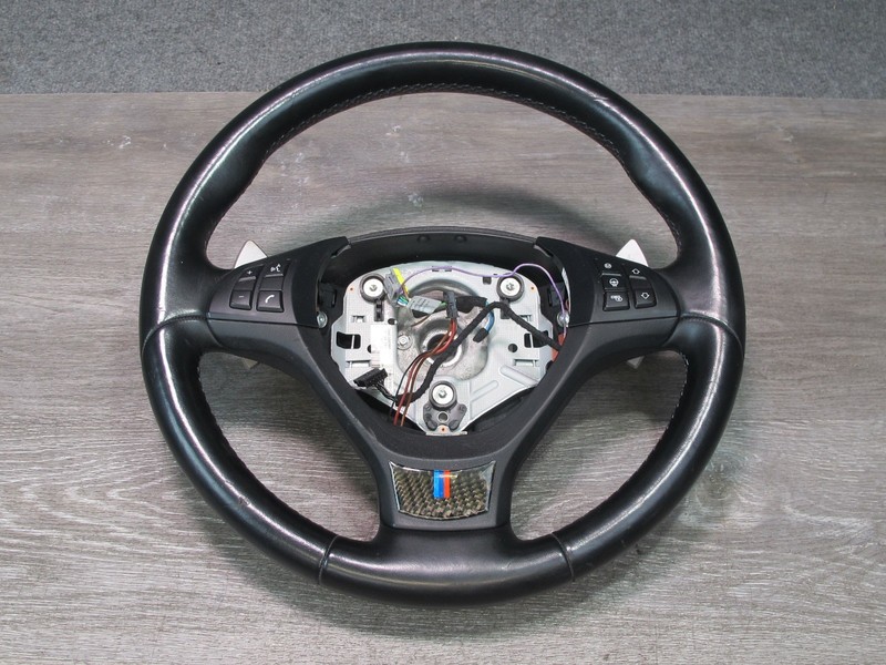 2010-2013 BMW E70 X5M LEATHER SPORT HEATED STEERING W CONTROLS & PADDLES
