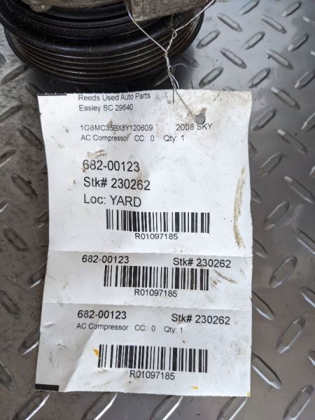 AC Compressor Fits 06-10 SOLSTICE 1097185