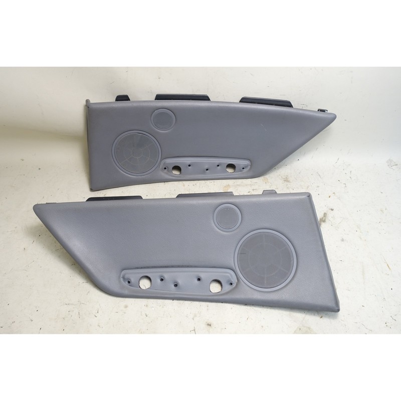 BMW E46 Convertible Rear Side Trim Panel Insert Pair Grey 2000-2006 OEM