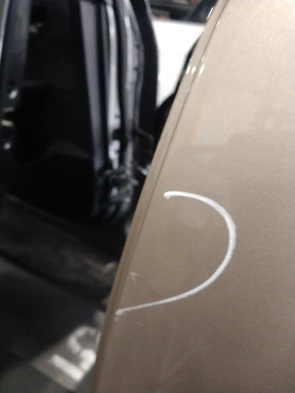2020 Ford Escape Left Rear Door Gold Small Dent 699833 72000 Miles