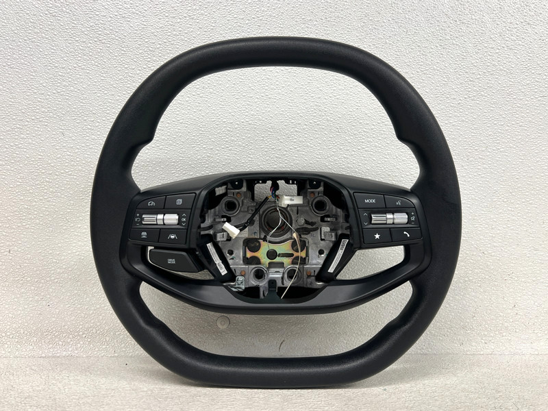 ⭐2025-2026 KIA K4 DRIVER STEERING BLACK LEATHER WHEEL W/ SWITCHES OEM LOT2730