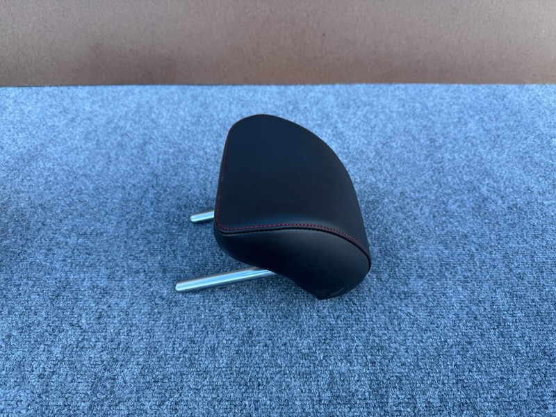 GENESIS G70 2019-2025 OEM REAR LEFT OR RIGHT SEAT HEADREST (BLACK / RED STITCH)