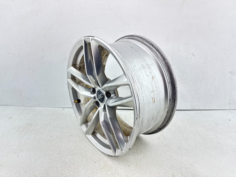 2018-2023 Audi A4 18" 18x8 5x112 RS Rim 5 Double Spoke Silver Wheel ET40 OEM