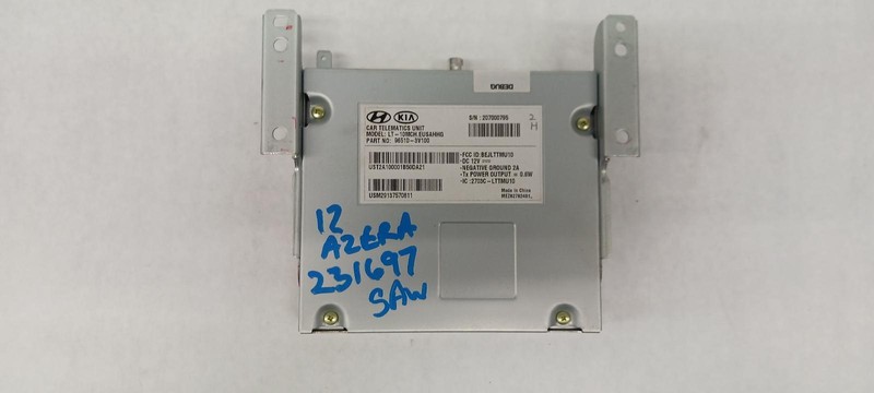 2012 HYUNDAI AZERA Communication telematics module 965103V100 OEM 12