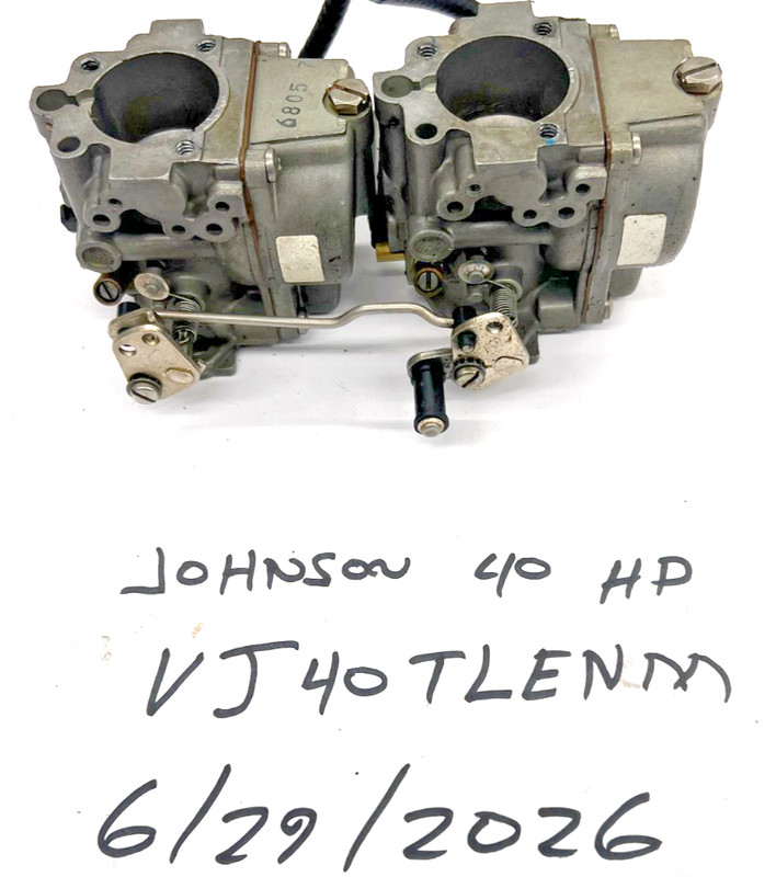 Johnson Evinrude 40 HP Carb Carburetor 0432439 J40TLENM FRESHWATER