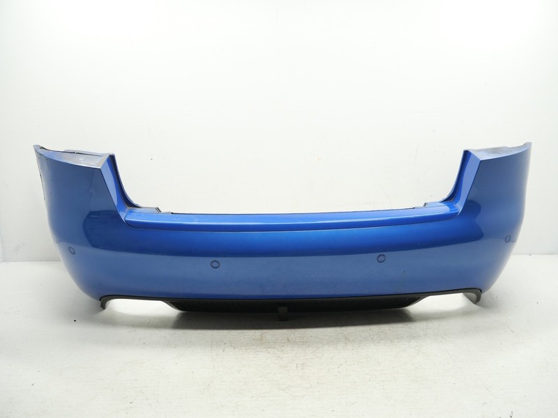 2007-2008 Audi RS4 Rear Bumper Cover Panel W/ Sensors Blue 8E5-807-303-G-GRU OEM