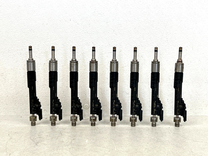 ⭐2013-2015 BMW 750LI F02 4.4L ENGINE HIGH PRESSURE FUEL INJECTOR SET OEM LOT2517
