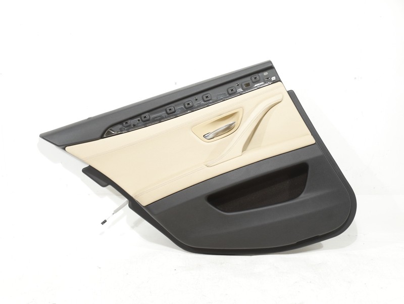 2011-2016 BMW F10 5 Series Rear LEFT Side Interior Door Panel Veneto Beige OEM