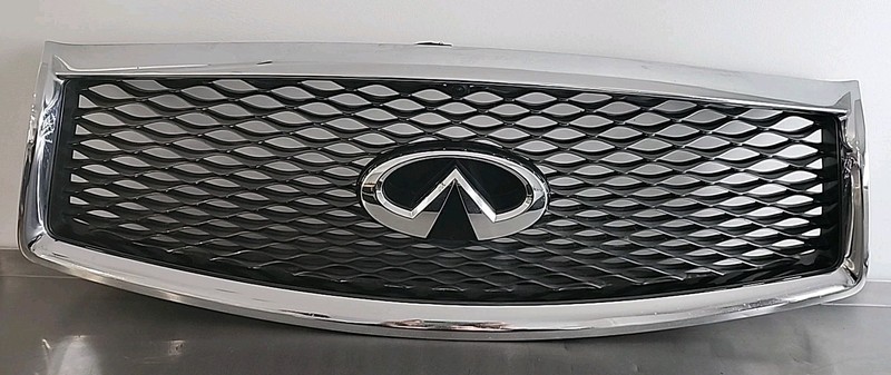 2014 Thru 2017 Infiniti Q50 OEM Grille W/Camera 62310-4HB0A Sedan Chrome