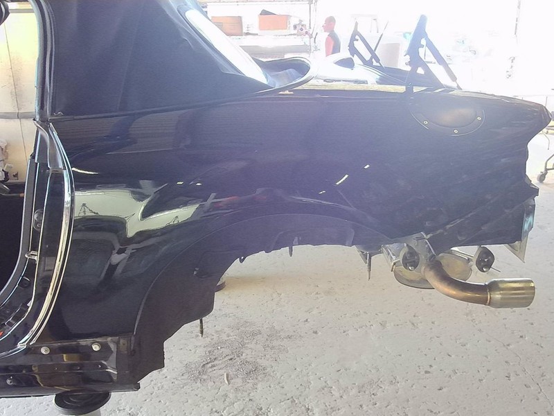 06-15 Mazda Mx-5 Miata NC Black Driver Left Rear Quarter Panel Assembly