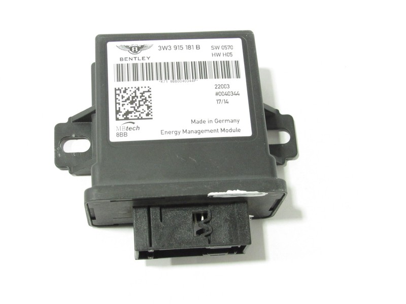 12-18 Bentley Continental GT W12 2015 Energy Management Control Module Unit |:A
