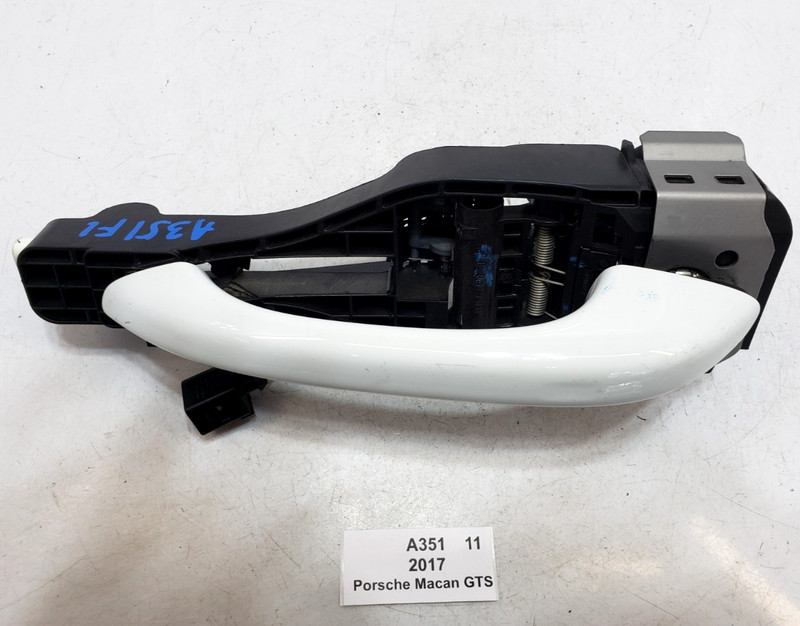 ✅ 2015-2018 OEM Porsche Macan GTS 95B Front Left Driver Door Handle White 34k *