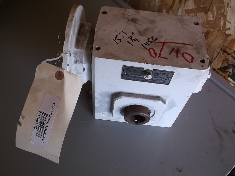 Grove Gear Flexaline GR-WHM0826-15 Gear Reducer GR-WHMQ826-15-H-20