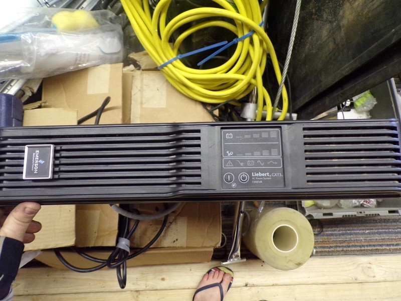 Emerson GXT3-1500RT120 UPS SYstem FOR PARTS OR REPAIR *FREE SHIPPING*