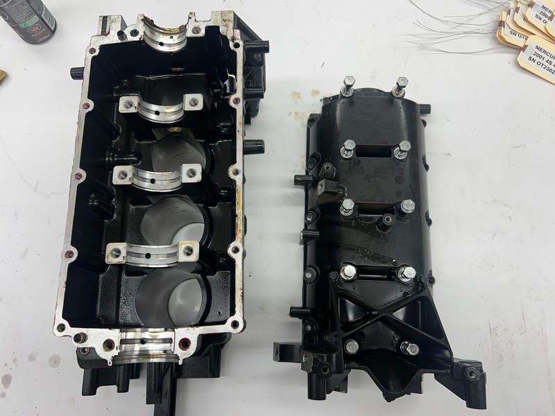 OEM 40-60hp Mercury Outboard Cylinder Block 857015T6 FRESHWATER!