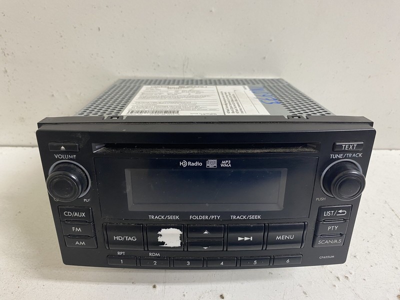 2014-2015 Subaru Forester NON-NAV Radio Stereo Faded Button 86201SG620 AMFM Oem