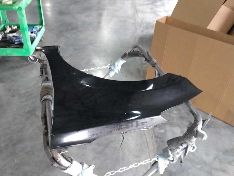 2016 Hyundai Elantra Left Fender Black OEM Used 582937 113K Miles