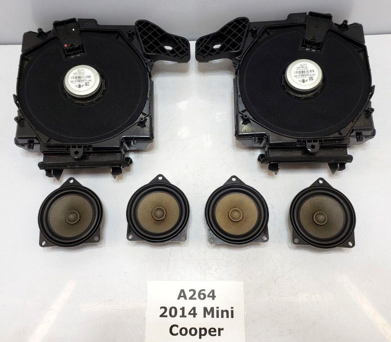 ✅ 11-16 OEM Mini Cooper Paceman R61 Front Rear Left RightSpeaker Subwoofer SET
