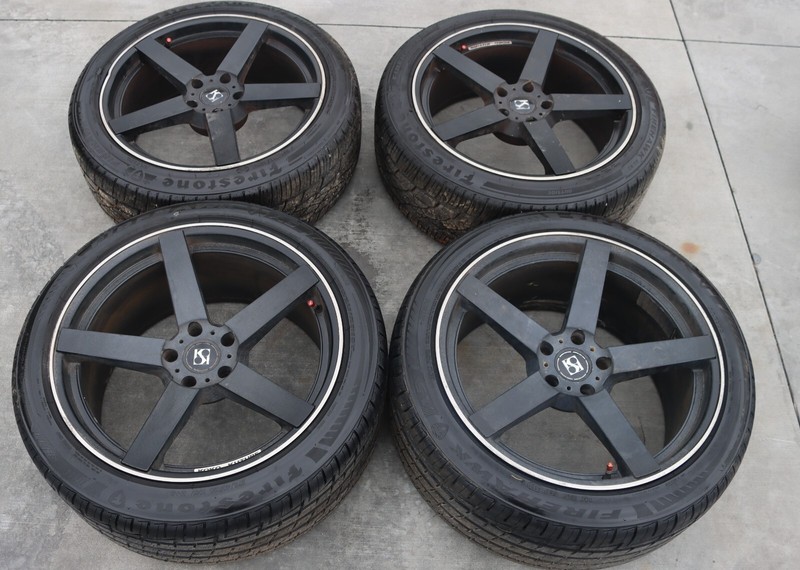 Koko Kuture Sardinia 5 Full Set Of Wheels & Tires 20x8.5 20x10 USED *SEE NOTE*