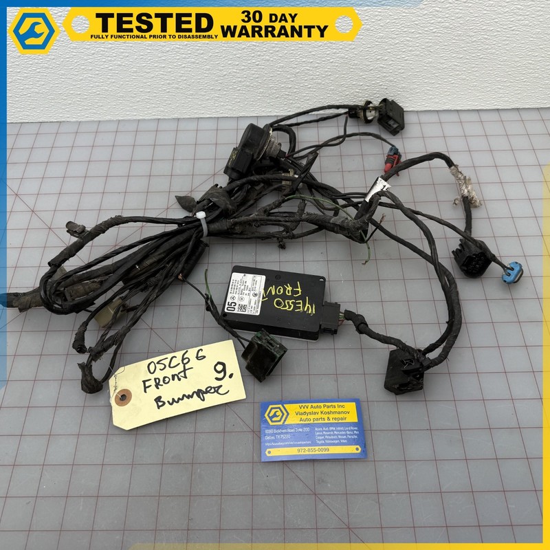 2014 Mercedes E-Class FRONT BUMPER WIRE WIRING HARNESS W/ DISTANCE SENSOR OEM