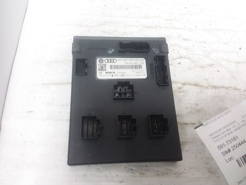 Body Control Module BCM Fits 12-18 AUDI A8 4H0907063CG