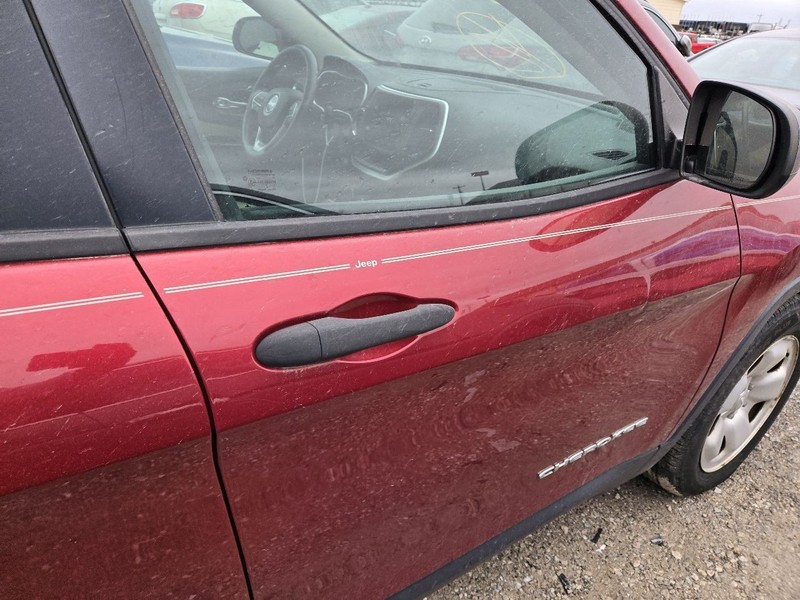 Passenger Front Door Electric Tempered Glass Fits 14-18 CHEROKEE 3611615