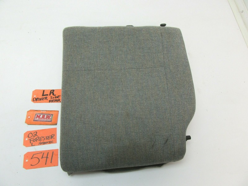 SEAT CUSHION REAR BACK UPPER LEFT LR TOP GRAY CLOTH for 99 00 01 02 FORESTER L S