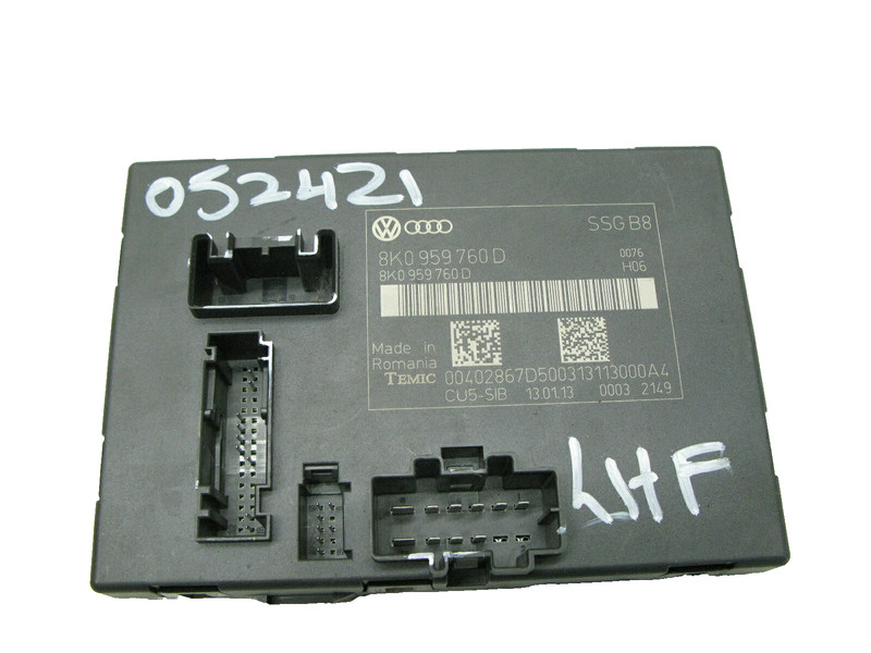 08-16 AUDI 8T A5 S5 RS5 A4 FRONT DRIVER LEFT SEAT CONTROL MODULE OEM 052421