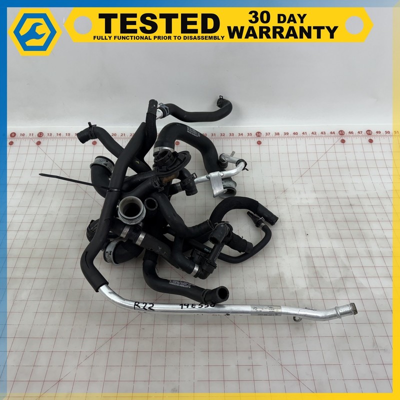12-14 Mercedes Benz E550 COOLANT HOSE PIPE LINE SET OEM