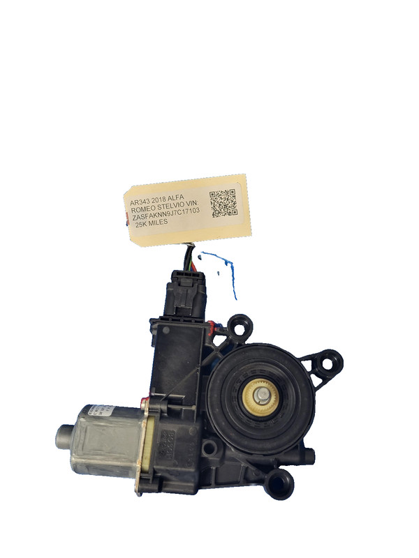 Used Oem Alfa Romeo Rear Driver Door Window Regulator Motor for 2017-19 Stelvio