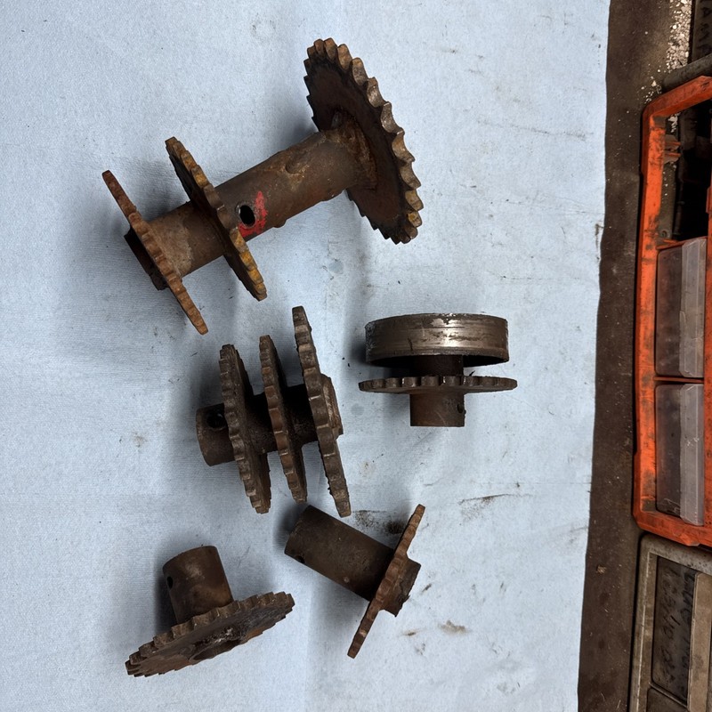 1970’s VINTAGE CHAPARRAL Amphibious 6x6 atv Axle Chain Sprockets Misc